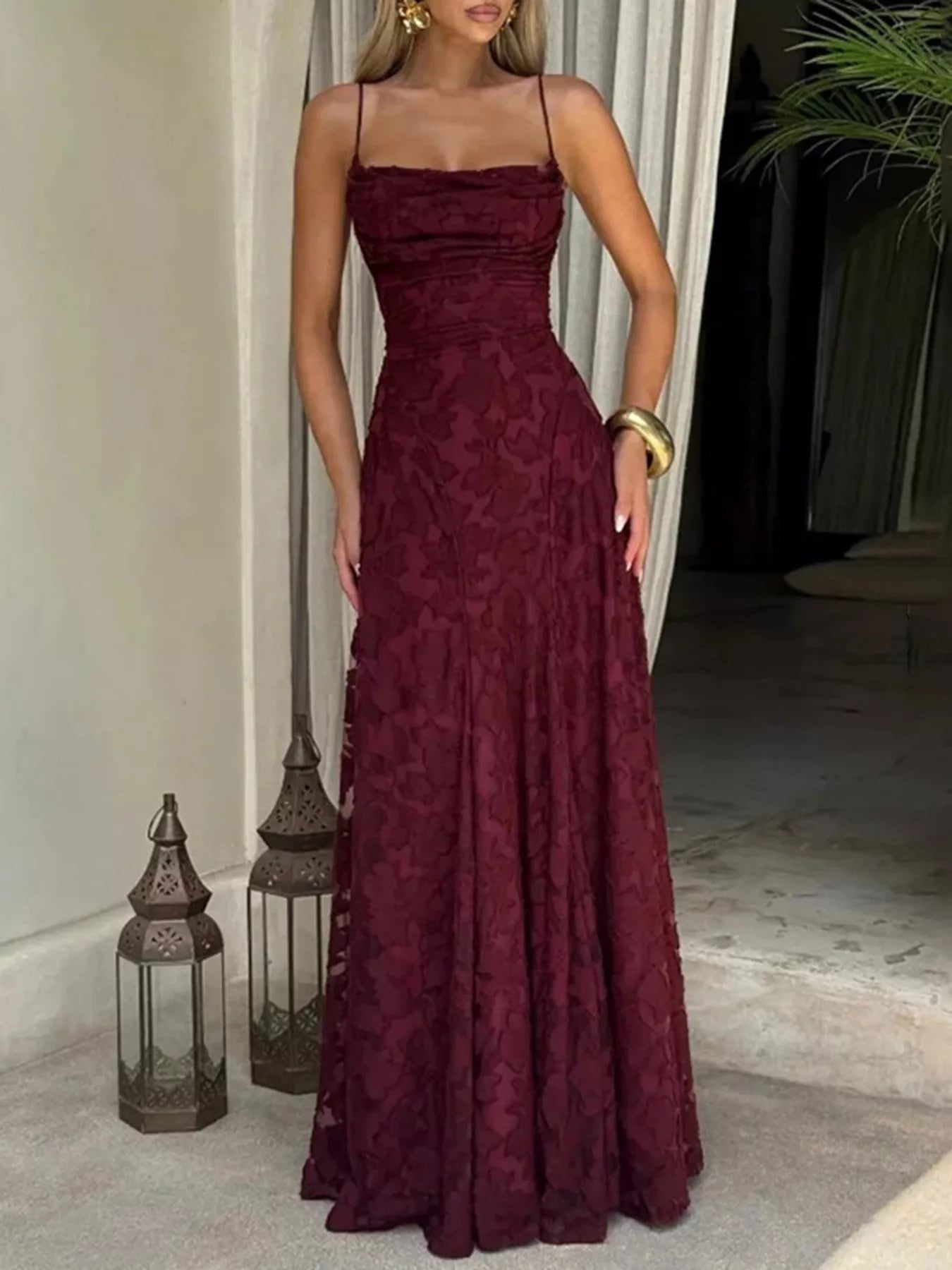 Bramble Lace Maxi Dress – Flora and Fabric LLC