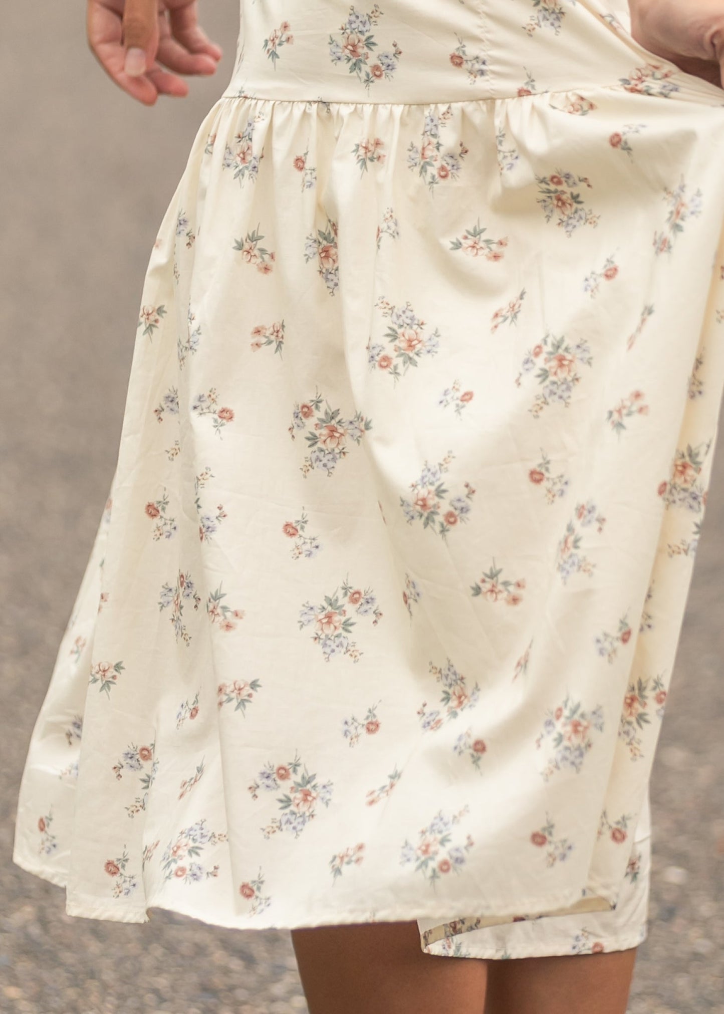 Katrina Half Sleeve Midi Dress