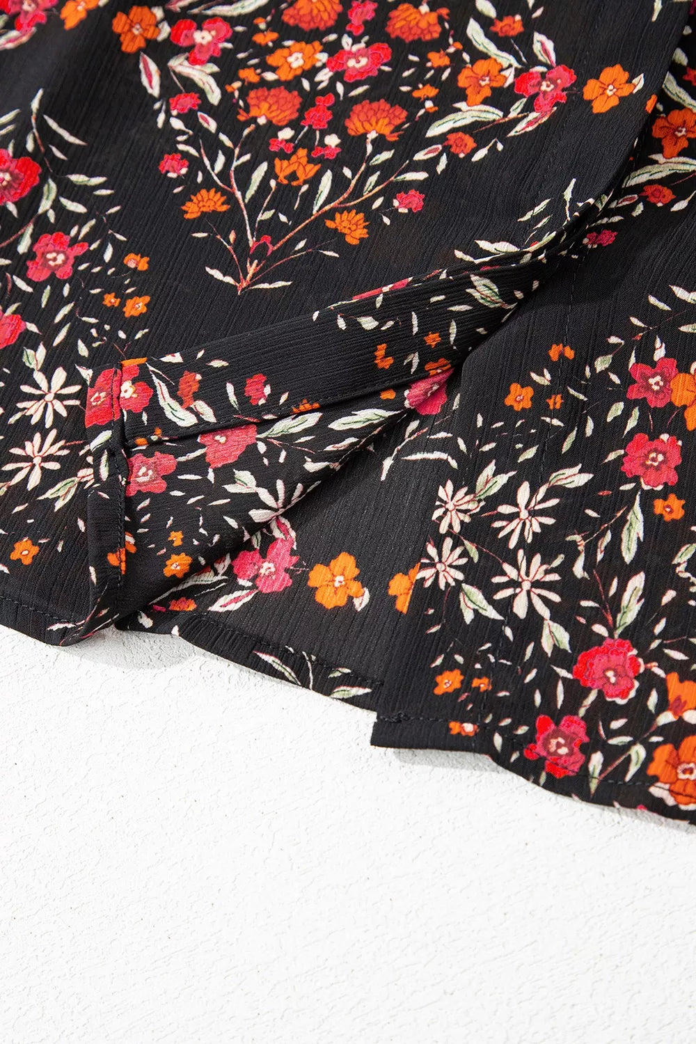 Vintage Floral Button-Down Shirt